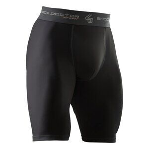 Shock Doctor Sport Compression Short with Cup Black Adult Medium Unisex
